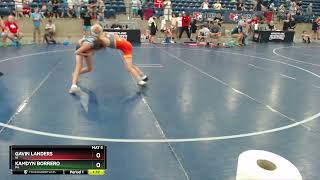 92 Lbs Quarterfinal  Gavin Landers IA Vs Kamdyn Borrero PA 33dd [upl. by Robina636]