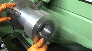 Tornitura e Assemblaggio Testa Porta Mandrino Con Cuscinetti SKF  Video Corso  Make On A Lathe [upl. by Ailido]