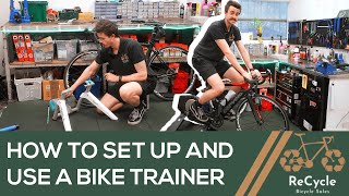 How to Set Up amp Use a Bike Trainer Transform Your Indoor Training [upl. by Watkins673]