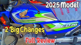 Honda CD 70 2025 Model Full Detail Review  Complete Original Video On Hasnain Auto Bike Repairing [upl. by Prospero]