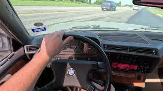 1985 BMW e23 735i POV Drive [upl. by Mellen]