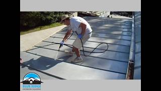 Bold Rock Cidery Metal Roof Cleaning [upl. by Akirdnuhs777]