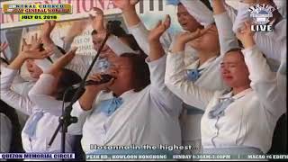 JMCIM Singles Choir  Hosanna  July 01 2018 [upl. by Tartaglia]