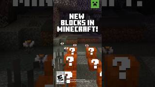 NEW BLOCKS IN MINECRAFT TRY IT NOW [upl. by Anelegna]