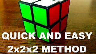 How to Solve a 2x2x2 Rubiks Cube Easiest and fastest tutorial HD [upl. by Eta]