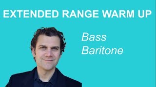 Bass Baritone Singing Warm Up  Extended Range  Pentatonic Scales [upl. by Nefets]