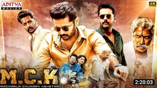 MCK Macharla Chunaav Kshetra New Released Full Hindi Dubbed Movie  Nithiin Krithi Shetty [upl. by Sylram287]