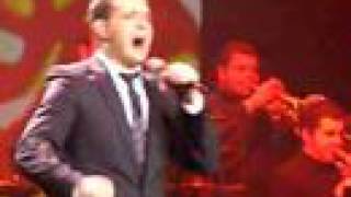 Michael Buble  Thats Life feat Naturally 7 Live in Sydney [upl. by Cirederf]