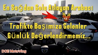 Trakifte Maxi Scooter istanbul  taksim Sahil Yolunda Önümüze Atladılar [upl. by Heidie641]