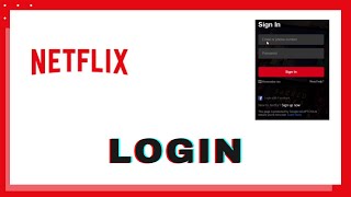 How to Login Netflix Account Sign In to Netflix  Netflix Sign In  Netflix Login [upl. by Cahan]