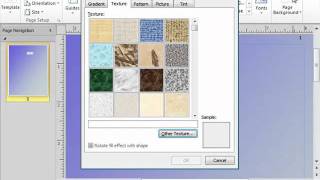 Publisher 2010 Tutorial Customizing Page Backgrounds Microsoft Training Lesson 73 [upl. by Yentterb]