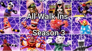 All Walk Ins  The Masked Singer UK Season 3 [upl. by Ginnifer]