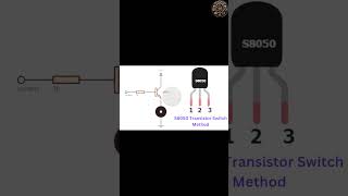 S8050 Transistor Switch Method transistor gtu engineering automobile electronicdevice [upl. by Aihtennek715]