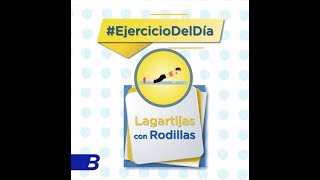 EjercicioDelDía Lagartijas con Rodillas [upl. by Aleahc]