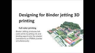 Additive Manufacturing 3D Printing  Lecture 11 Designing for binder jetting continued [upl. by Eatton713]