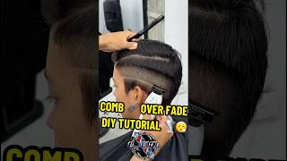 COMB OVER 🪮DROP FADE HAIRCUT TUTORIAL‼️💈😮‍💨🌪️ For Beginner Barbers 📚 diy tutorial hair yt [upl. by Puri]