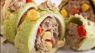 Recetas Infantiles De Verduras Relleno De Carne [upl. by Swetlana]