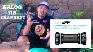 KUMAKALOG NA CRANKSET  BOTTOM BRACKET REVIEW SHIMANO BBMT800 [upl. by Bum]