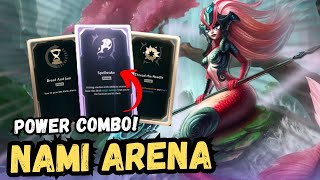 Nami in Arena STier Prismatics Augments  Spellwake Everfrost Innervating Locket Runecarver [upl. by Ignatia957]