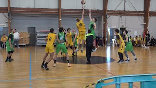 Basket U20 M Cht PACA 1er QT Fos sur mer vs Rousset 18 octobre 2020 [upl. by Lorita]