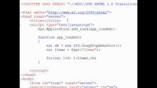 ASPNET Drag and Drop Framework Intro [upl. by Oilla]