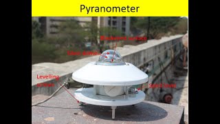 Pyranometer Device to measure the global solar radiation on a horizontal surface [upl. by Paver]