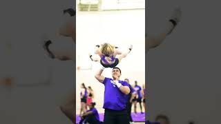 cheerleading stunt cheer sports cheersport [upl. by Ayikaz]