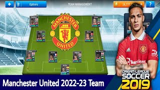 How To Create Manchester United 202223 Team in Dream League Soccer 2019 [upl. by Euqinahc]