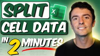 EASILY Split a Single Cell into Multiple Rows in Excel [upl. by Colton]