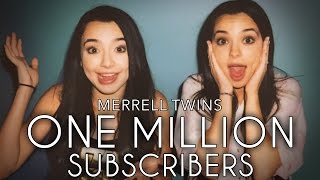 ONE MILLION SUBSCRIBERS  Merrell Twins Music Video [upl. by Byram]