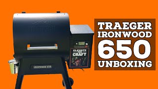 Unboxing my Traeger Ironwood 650 Grill and Assembly  Traeger Grills [upl. by Pritchett]