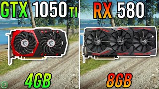 GTX 1050 Ti vs RX 580 8GB  Big Difference [upl. by Court309]