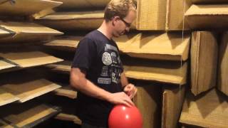 Popping a Balloon in an Anechoic Chamber [upl. by Lalise]