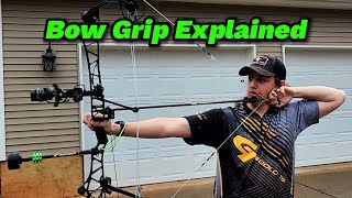 Archery Explained 2 Bow Grip [upl. by Ilrebmyk]