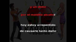 STILO 3  POR EL ALCOHOL karaoke [upl. by Cissie]