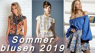 👘 Modische sommerblusen damen 2019 [upl. by Asilat474]