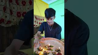 Diwali 🪔Mein Ravan ko jalaya 😨🔥minivlog vlogs [upl. by Zetrac]