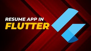 Building resume app  Flutter [upl. by Hallsy]