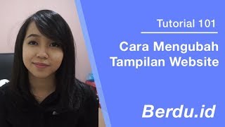 Cara Mengubah Tampilan Website  berduid [upl. by Fabiano102]