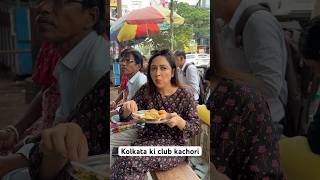 Kolkata mein viral uncle ki daant nahi club kachori khaayi 🤪🤪🤪 shorts [upl. by Mabelle202]