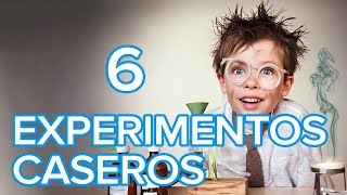 6 experimentos caseros para hacer con los niños  Ciencia divertida para niños [upl. by Berfield]