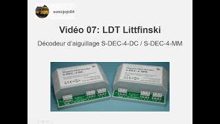 07 LDT Littfinski Décodeur daiguillage SDEC4 [upl. by Abigale]