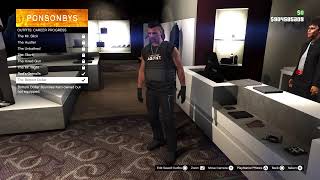 Agents of Sabatage DLCon GTA online on PS5 [upl. by Norraa]