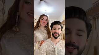 Rabeeca khan engagement 💍❤️trending ytshorts rabeecakhan hussaintareen [upl. by Cardie]