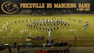 Priceville High School Marching Band Welcome to the Jungle 3NOV2017 [upl. by Issirk]