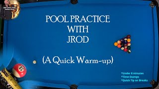 Pool Practice wJROD Quick Warmup [upl. by Connell]