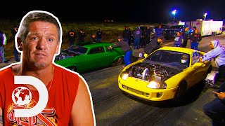 Drivers Bet More Than 25000 In Fierce Las Vegas Street Racing I Street Outlaws Memphis [upl. by Cedell]