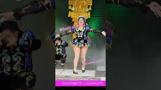 WOMAN DANCE WITH SHORT SKIRT bolivia traditional Dance 🥰🥰🥰 danzacholita [upl. by Robby]