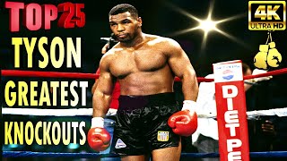 Top 25 Mike Tyson Greatest Knockouts That Will Never Be Forgotten  Highlights Full HD [upl. by Griggs994]