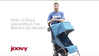 Joovy Howto Fold and Unfold the Groove Ultralight [upl. by Asilej]